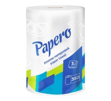Рушники паперові целюлозний Papero 3ш 350арк 1р RL080