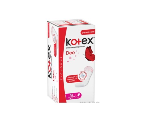 Прокладки щоденні Kotex SuperSlim deo 56шт Прокладки щоденні Kotex SuperSlim deo 56шт