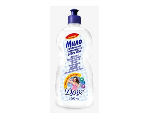 Мило рідке господарське 1000г Глянц п/пляшка з дозатором