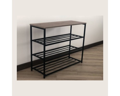 Полка для взуття 4-х уров, 63.5*65.5*24см нержавіюча сталь 4850-4