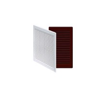 Решітка вентиляційна 200*200 мм з сіткою корич.Awenta 245739