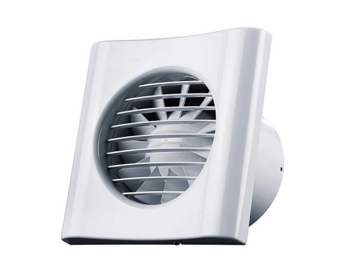 Вентилятор витяжний Домовент 125 СВ з решіткою і сіткою і вимикачем 243930