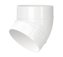 Коліно 45* для круглих каналів  d 150 мм AL150-45