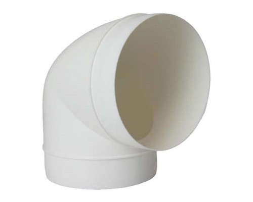 Коліно 90 для круглих каналів 125 мм AL125-90