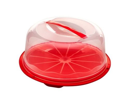 Тортівниця кругла Rplastic 34*16см в асортименті 22001 22002 22005