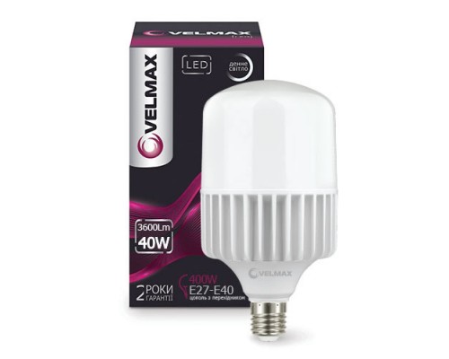 Лампа світлодіодна LED VELMAX 4W V-R39 220V 4100K 21-15-12