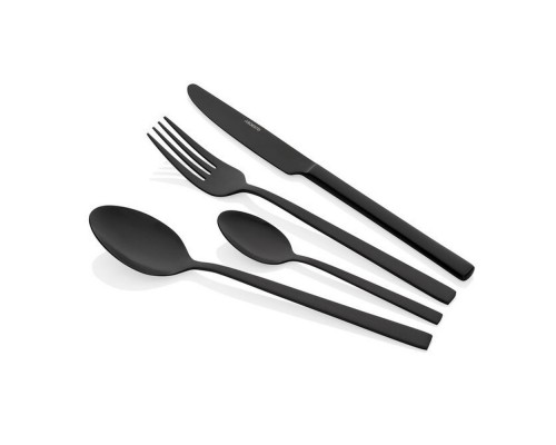 Ніж столових приборів Ardesto Black Mars Favola 4пр. чорний н/ж сталь AR0704FSB