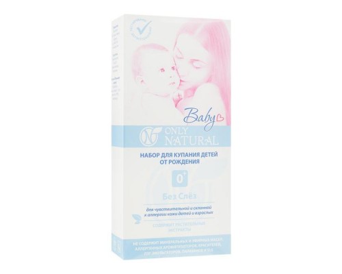 Гель для купання дітей від народження 0+ 2000мл ONLY NATURAL