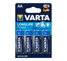 Батарейка VARTA Longlife Power ААA (синя полоса) ALKALINE 4шт/уп