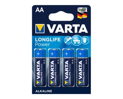 Батарейка VARTA Longlife Power ААA (синя полоса) ALKALINE 4шт/уп