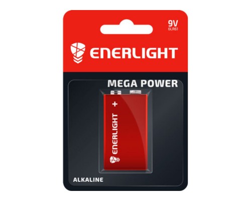 Батарейка ENERLIGHT MEGA POWER 6LR61 (крона)