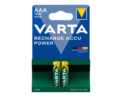 Акумулятор VARTA RECHARGEABLE ACCU AAA 1000mAh Ni-Mh поштучно