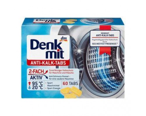 Таблетки для очищення пральних машин Denkmit 60 шт. ПОШТУЧНО