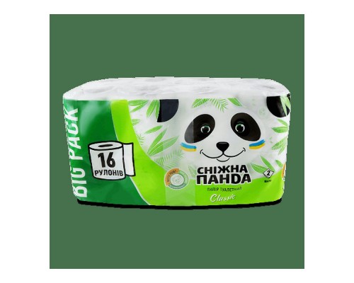 Папір туалетний Сніжна Панда 16шт