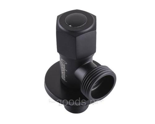 Кран кутовий PROFESSIONAL 1/2*3/4 NV-QP888 BLACK Кран кутовий PROFESSIONAL 1/2*3/4 NV-QP888 BLACK