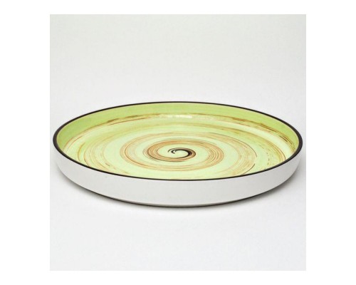 Тарілка Wilmax Spiral Pistachio 28см WL-669120A