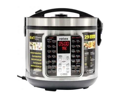 Мультиварка Rotex RMC401-B Smart Cooking