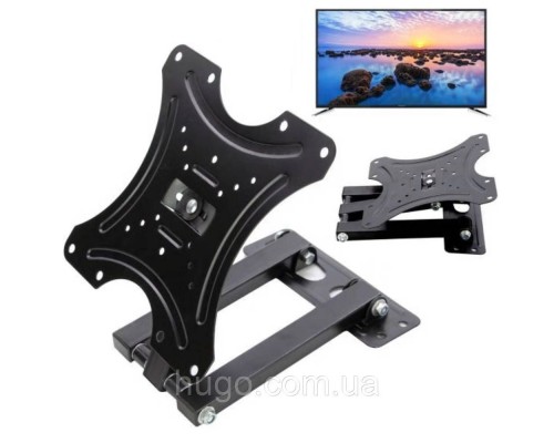 Кронштейн для TV GRUNHELM GH-117B 200*200 14"-32" поворотний