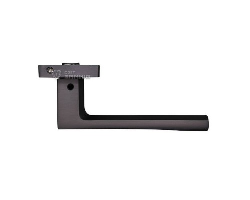 Ручка на розеті NEW KEDR R 08.144-AL-Graffit квадрат 141294 Ручка на розеті NEW KEDR R 08.144-AL-Graffit квадрат 141294