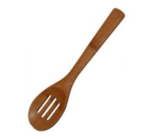 Лопатка кухонна з прорізами 28см дерев'яна