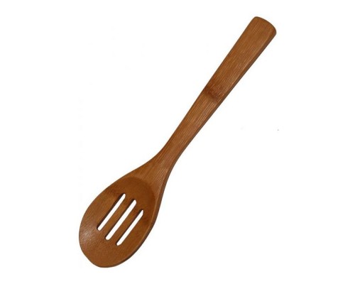 Лопатка кухонна з прорізами 28см дерев'яна