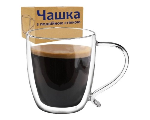 Чашка 540мл з подв.стінкою 202-26 Чашка 540мл з подв.стінкою 202-26