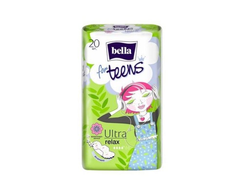 Прокладки гігієнічні BELLA for Teens Ultra Relax 20шт Прокладки гігієнічні BELLA for Teens Ultra Relax 20шт