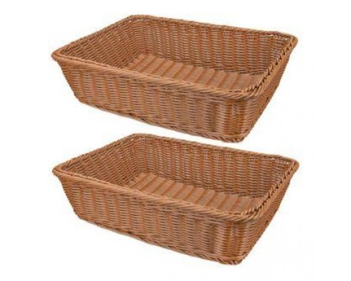 Кошик-плетінка для хліба/фруктів овал 25*13*6 STENSON R85158