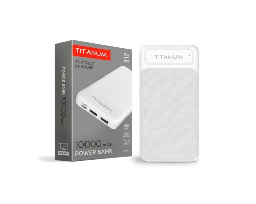 Павербанк Titanum OL21 White  10000 mAh