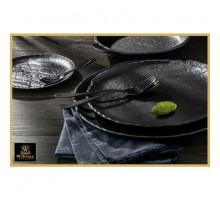 Тарілка Wilmax Slatestone Black 25,5см кругла WL-661126A