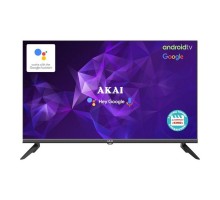 Телевізор AKAI AK32D22G 32" чорний Smart-TV 1366*768 Wi-Fi+BT Android 1,5/8Gb S2/T2 HDR DirectLED 200*100мм 60Гц 55Вт 137297