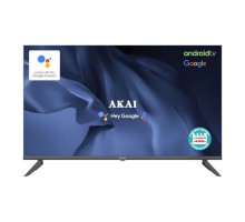 Телевізор AKAI AK43D22UG 43" чорний  Smart-TV 3840x2160 Wi-Fi+BT Android 2/16Gb S2/T2 DirectLED 200*100мм 60Гц 85Вт 137299