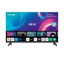 Телевізор AKAI AK43FHD22W 43" чорний  Smart-TV 1920x1080 Wi-Fi+BT WebOS 1/8Gb T2 DirectLED 200*100мм 60Гц 85Вт 135623