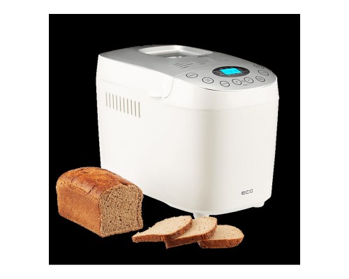 Хлібопіч ECG PCB 815 850Вт 15 програм, вага випічки до 1,6кг