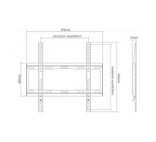 Кронштейн SATELIT 32-65 FIX 400 фіксований
