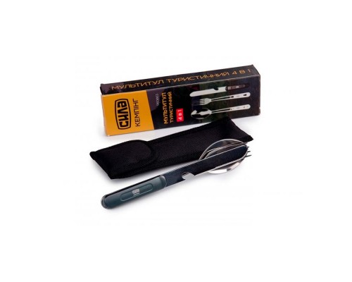 Мультиінструмент туристичний 4в1 СИЛА 960863