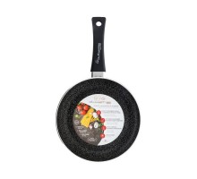 Сковорода млинцева d22 з скляною кришкою Пурпур PN-22WP NON STICK