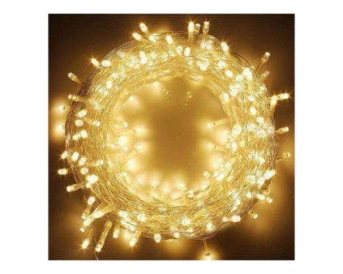 Гірлянда ДОЩИК 200 LED (теплий білий) вулична білий провід 8м 7365