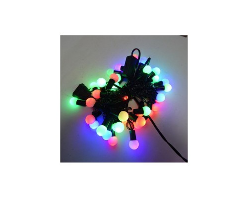Гірлянда КУЛЬКА 20 LED (мікс) чорний провід 8339 Гірлянда КУЛЬКА 20 LED (мікс) чорний провід 8339