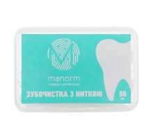 Зубочистка з освіжаючою ниткою ТМ Манорм
