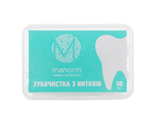 Зубочистка з освіжаючою ниткою ТМ Манорм