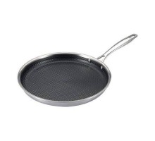 Сковорода млинна 20см з нерж.сталіі а/п покриття професійна BN-592