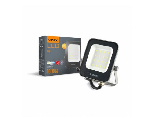 Прожектор Led VIDEX F3 10W 5000K 220V VLE-F3-0105B