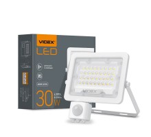 Прожектор Led VIDEX 30W 5000K 220V датчик руху освітленості VL-F2e-305W-S