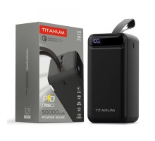 Павербанк Titanum TPB-741S Black 22.5W 50000 mAh