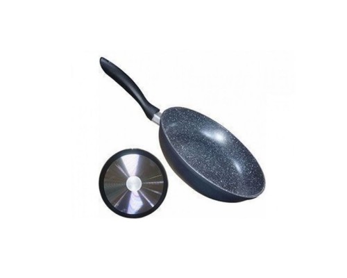 Сковорода 24см+скл.кришка індукційне дно Classic Santaremo CD-PS-NSME-FP24