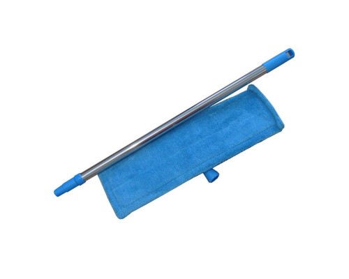 Швабра-полотер 120см нерж ручка телескоп/насадка вельвет Все дома ST-M008S