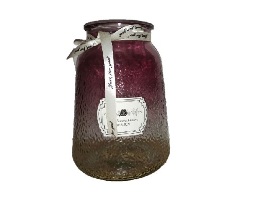 Ваза Crysta Paula h-18cм кольорова YBCG-mt-116