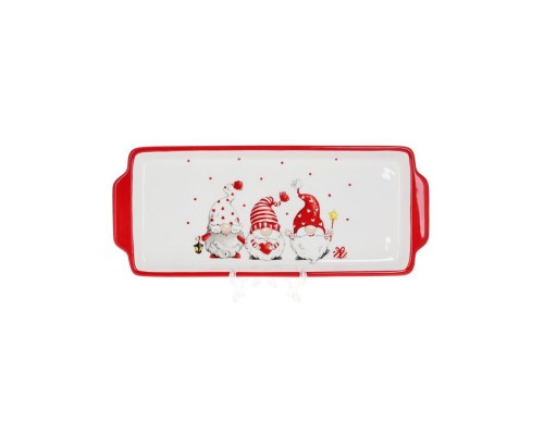 Блюдо Bona Di Кумедні Гноми 30см прямокутне кераміка DM738-X