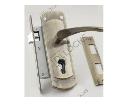 Замок на входную дверь 55мм широкий 213 АВ IMPERIAL